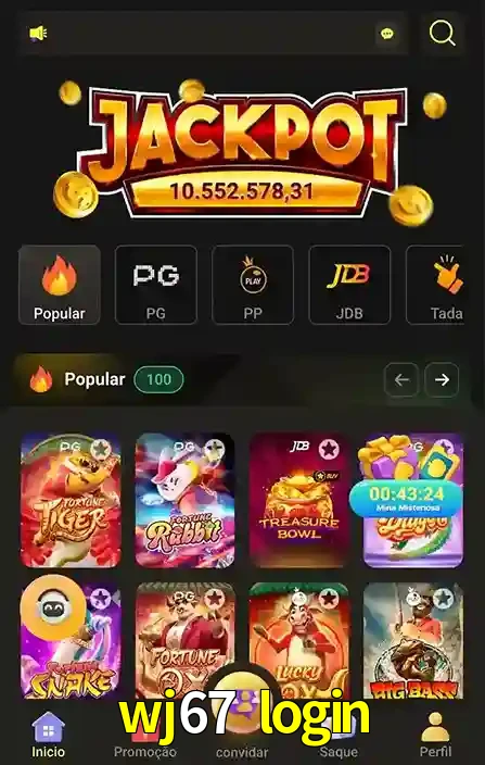 Promoções Especiais no wj67 login App